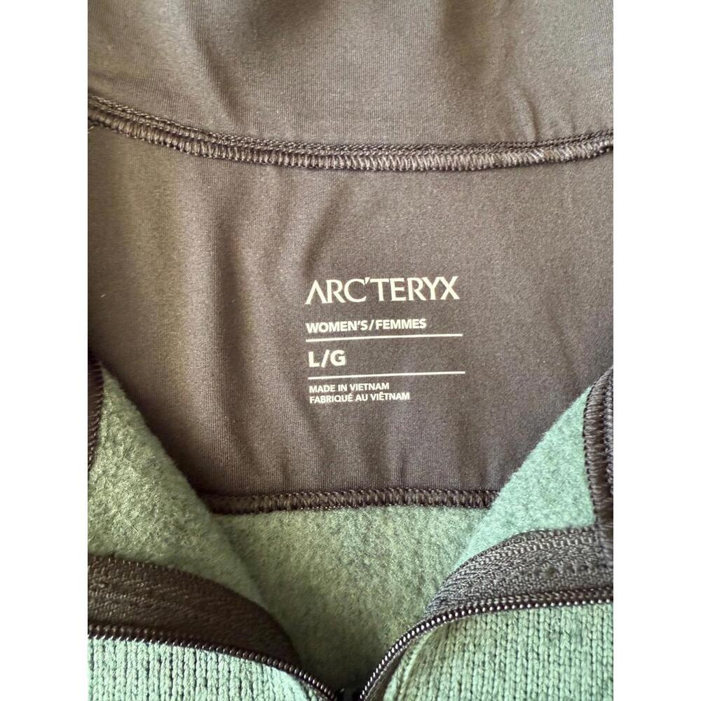 NEW Arc'teryx Covert Women's Green 1/2 Zip Pullover Polartec SZ Large - Picture 2 of 2